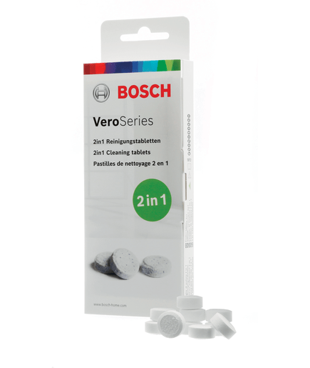 Таблетки для очищення кавомашини від масел та жирів Bosch Vero Series TCZ8001A 10 шт.