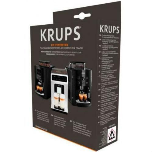 Набор для чистки кофемашины KRUPS XS530010 (средство для удаления накипи, таблетки, фильтр KRUPS CLARIS)