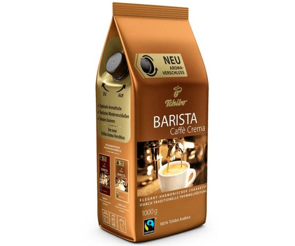 Кофе Tchibo Barista Caffe Crema в зернах 1000 г