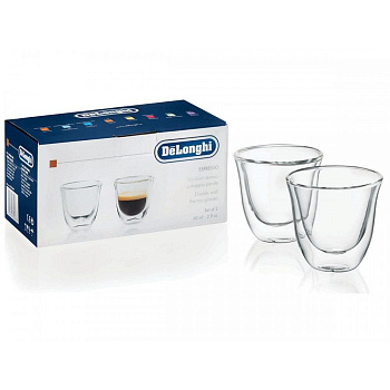 DELONGHI набір склянок еспрессо 6шт 60ml