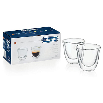 DELONGHI склянки для еспрессо 2шт 60ml