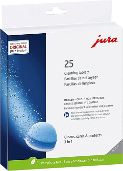 JURA таблетки для чищення кавових масел 25шт